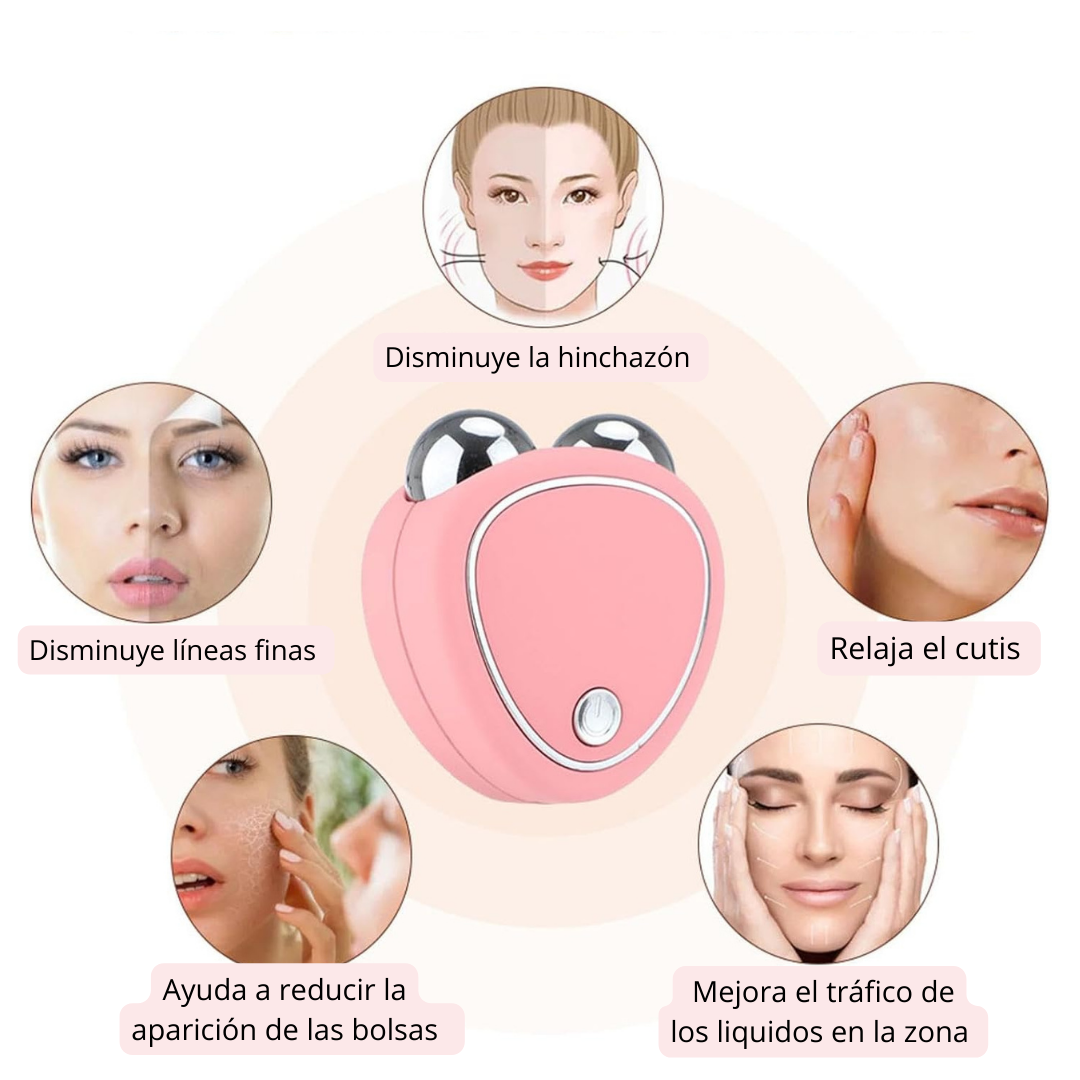 Masajeador Facial Microcorriente